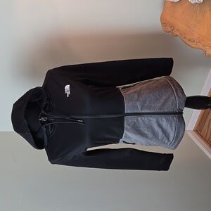 The North Face black athletic full zip jacket